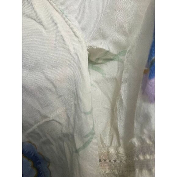 Z & L Europe Viscose Boho Bohemian Flowy Floral Festival Top O/S - Picture 8 of 9